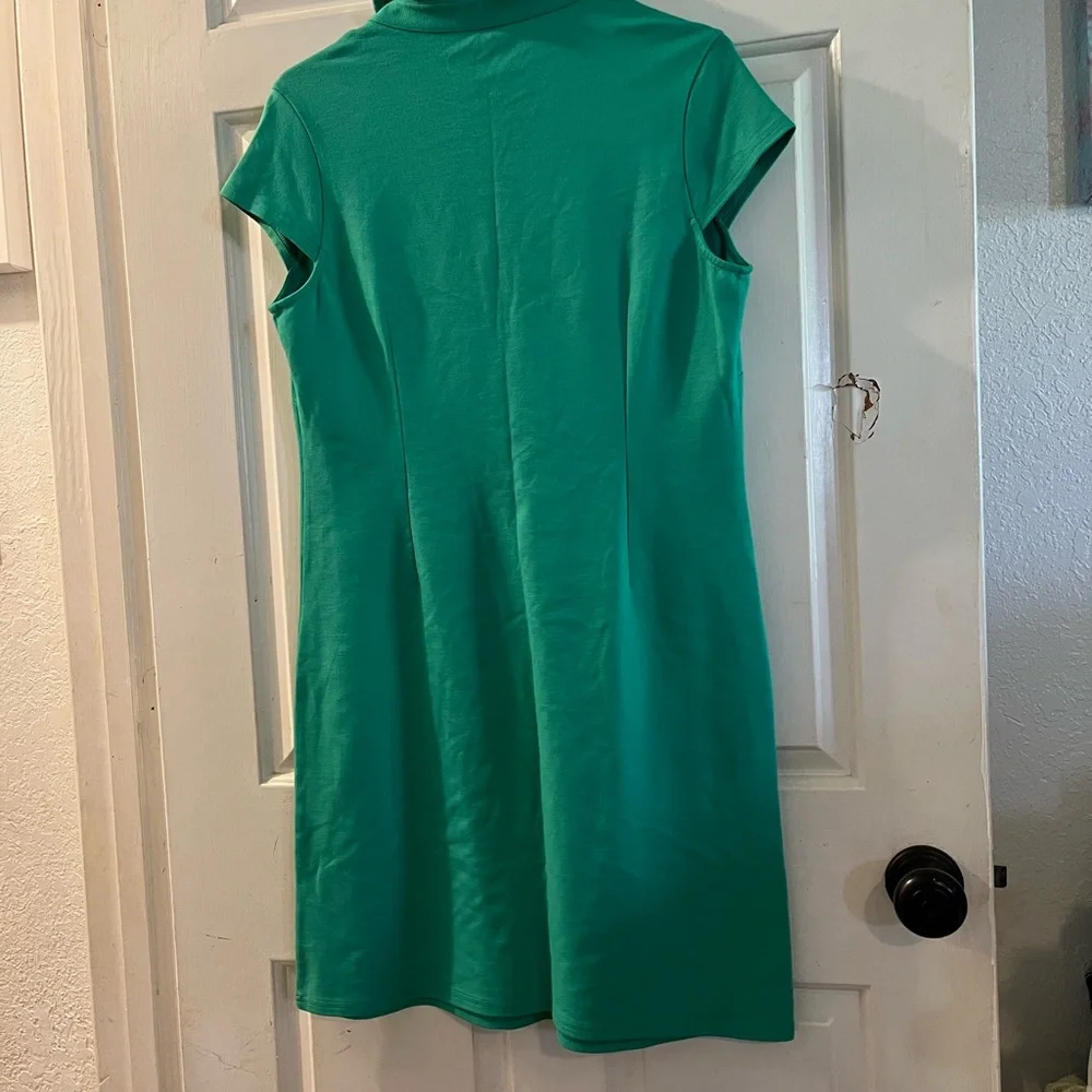 Green Ruffled Dress - Picture 2 of 2
